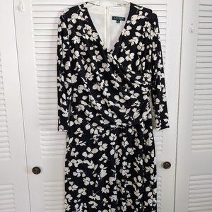 Lauren Ralph Lauren Faux Wrap Dress